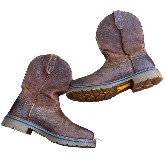 Ariat Rambler Western Boot Brown F2413-11 Leather Square Toe Western Boots 9.5D main image 4